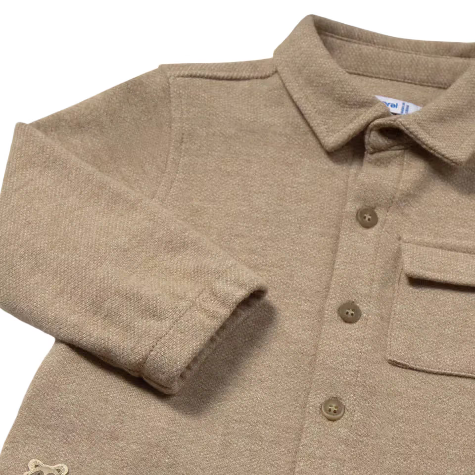 Mayoral Two Piece Set Mayoral Boys Taupe Two Piece