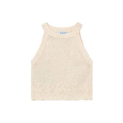Mayoral Two Piece Set Mayoral Cream Crochet Two Piece