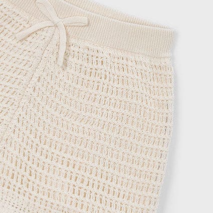 Mayoral Two Piece Set Mayoral Cream Crochet Two Piece