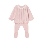 Mayoral Two Piece Set Mayoral Girls Fine Knit Two Piece Set
