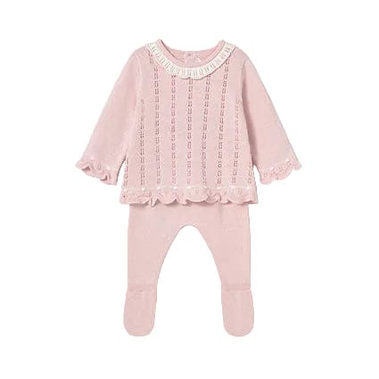 Mayoral Two Piece Set Mayoral Girls Fine Knit Two Piece Set