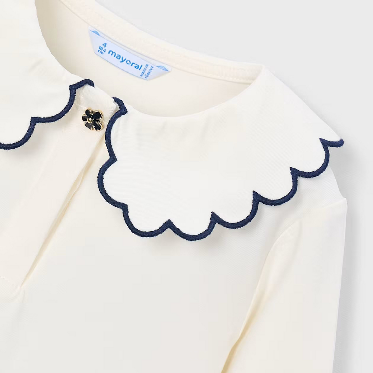 Mayoral Two Piece Set Mayoral Girls Navy & Cream Set