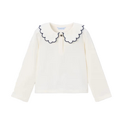 Mayoral Two Piece Set Mayoral Girls Navy & Cream Set