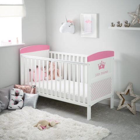 Obaby Cot & Cot Bed OBABY Grace Inspire Cot Bed - Little Princess