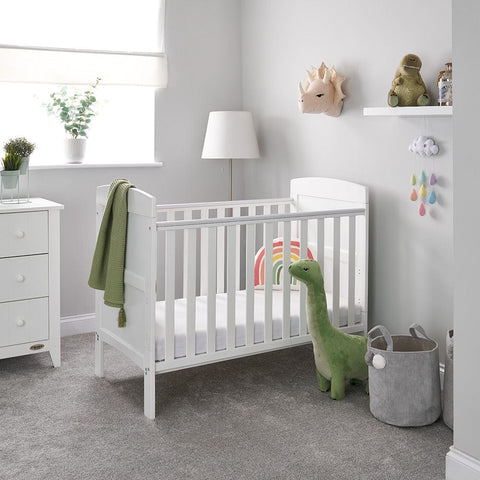 Obaby Cot & Cot Bed White OBABY Grace Mini 3 Piece Room Set