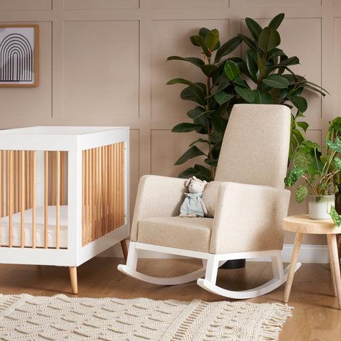 Obaby Nursery Furniture Oatmeal Obaby - High Back Rocking Chair - Direct Delivery