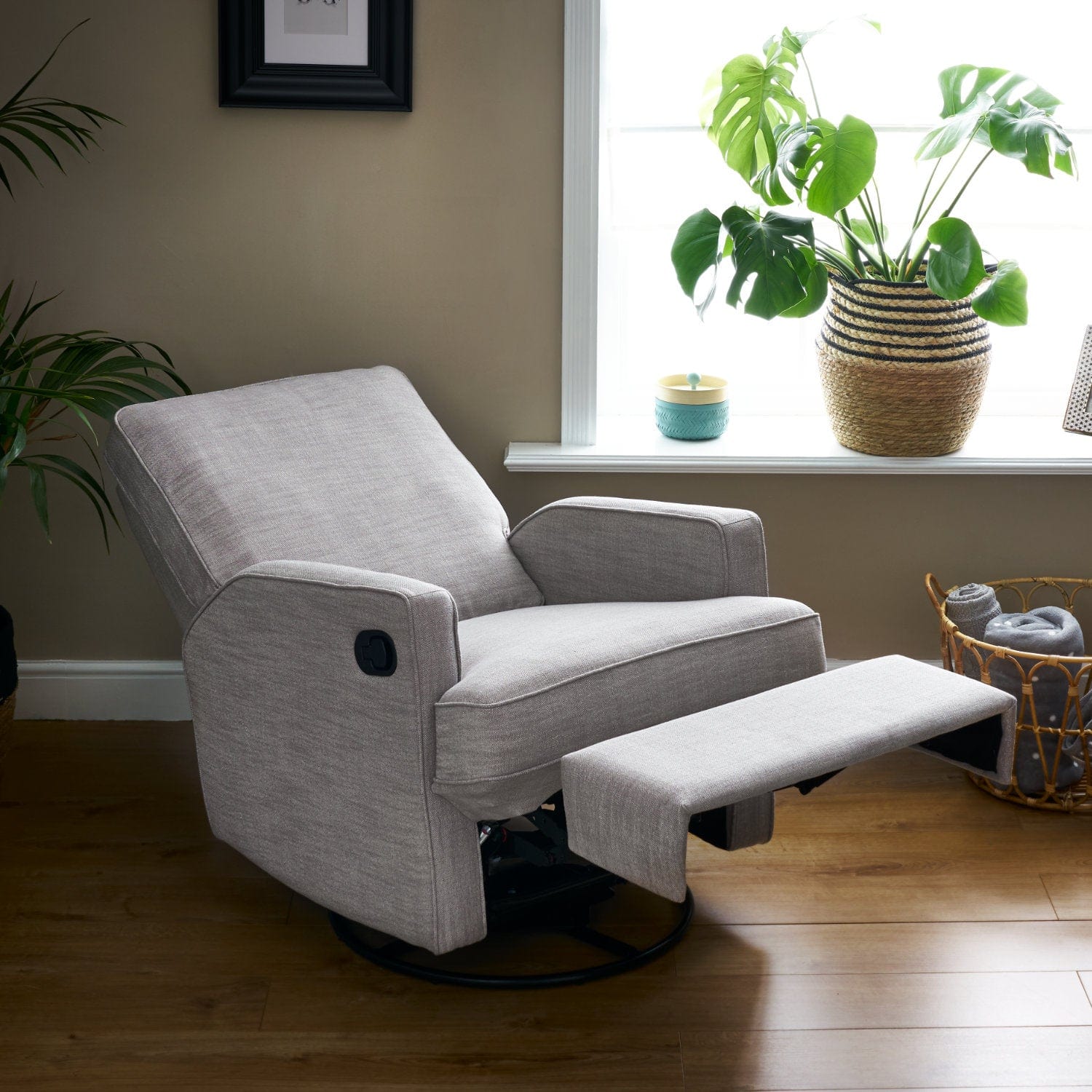 Obaby Nursery Furniture Obaby - Madison Swivel Glider Recliner Chair - Direct Delivery