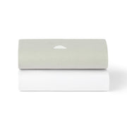 Snuz Bedding Snuz Twin Pack Crib Sheets - Grey Cloud