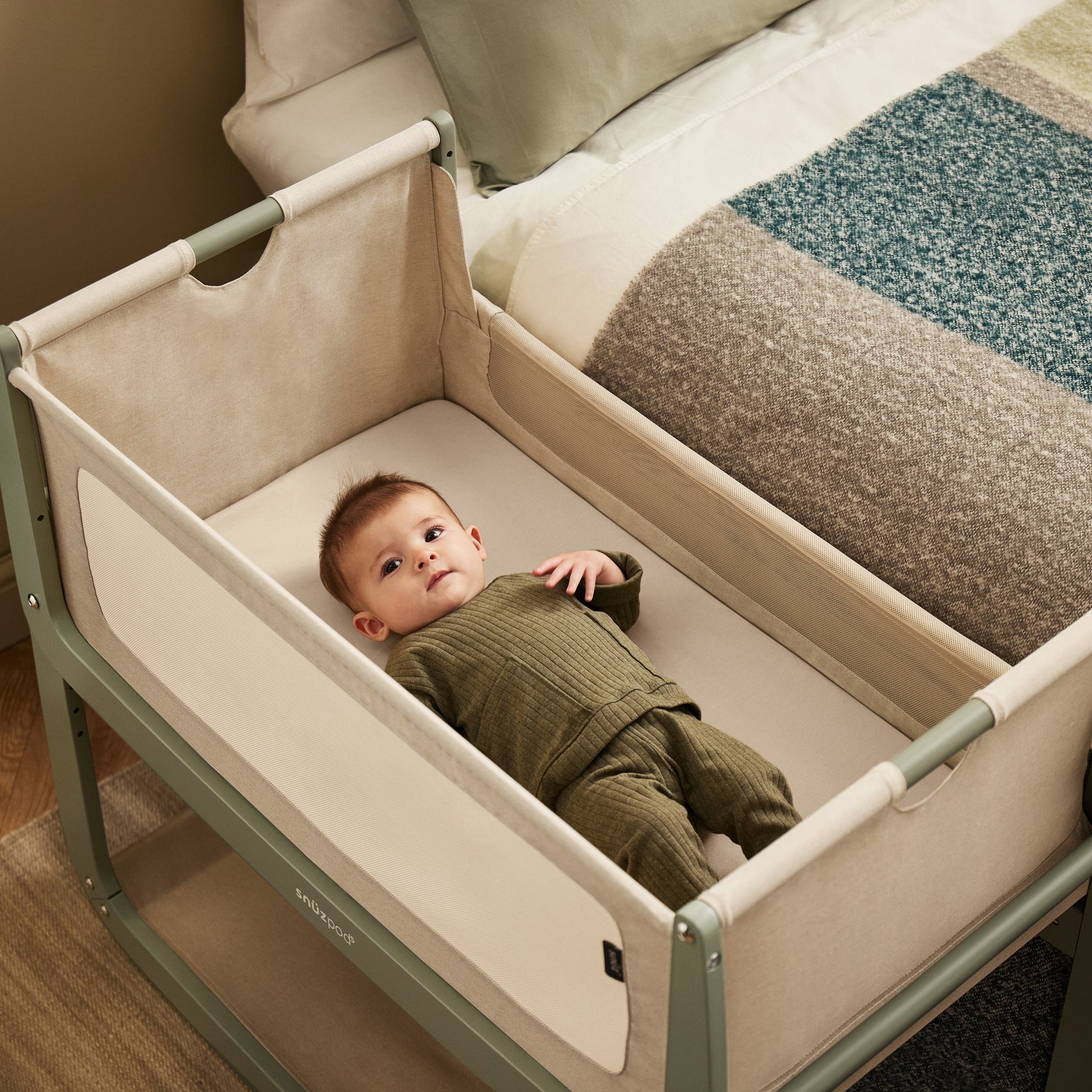 Snuz Bedding Snuz Twin Pack Crib Sheets - Sand