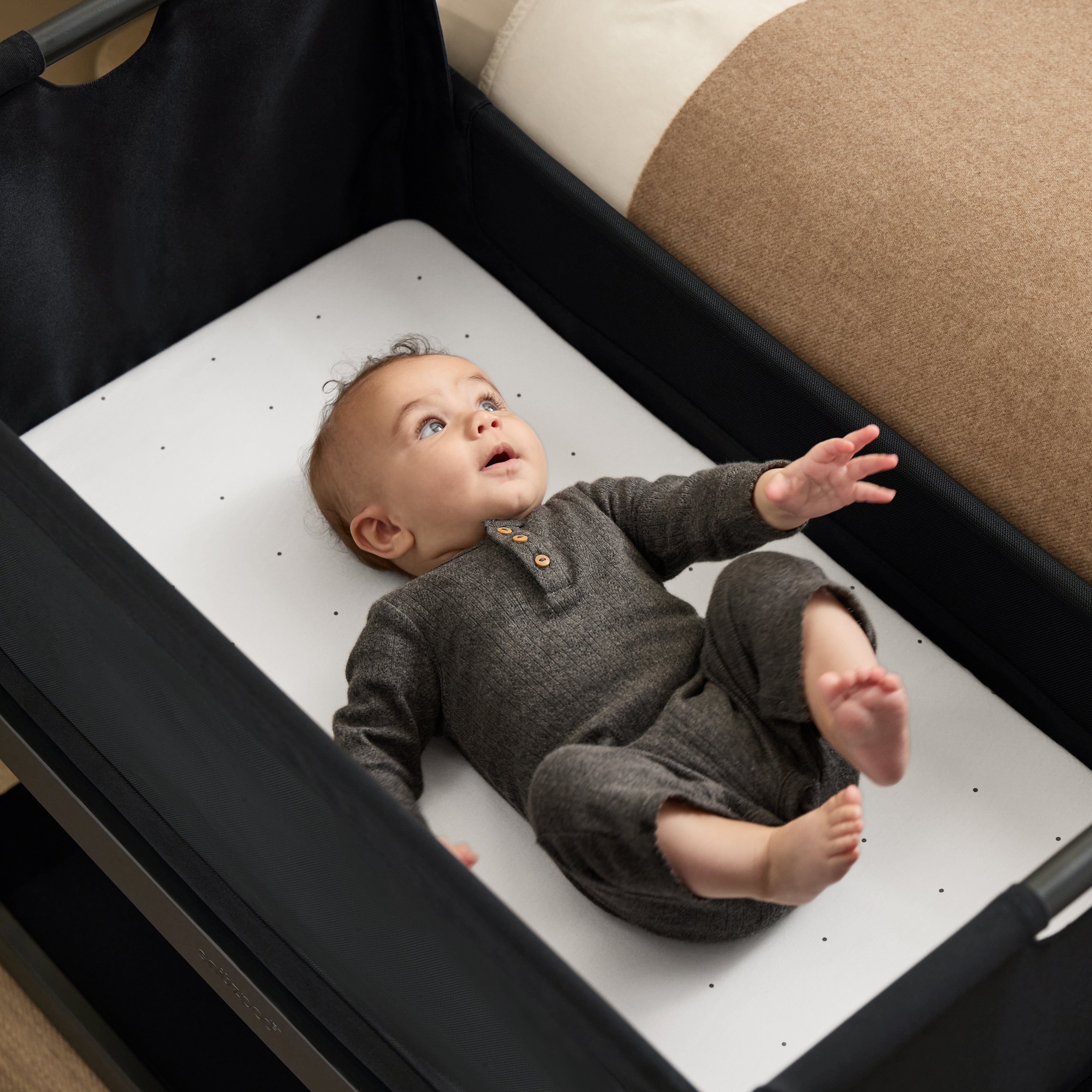 Snuz Bedding Snuz Twin Pack Crib Sheets - White Dot