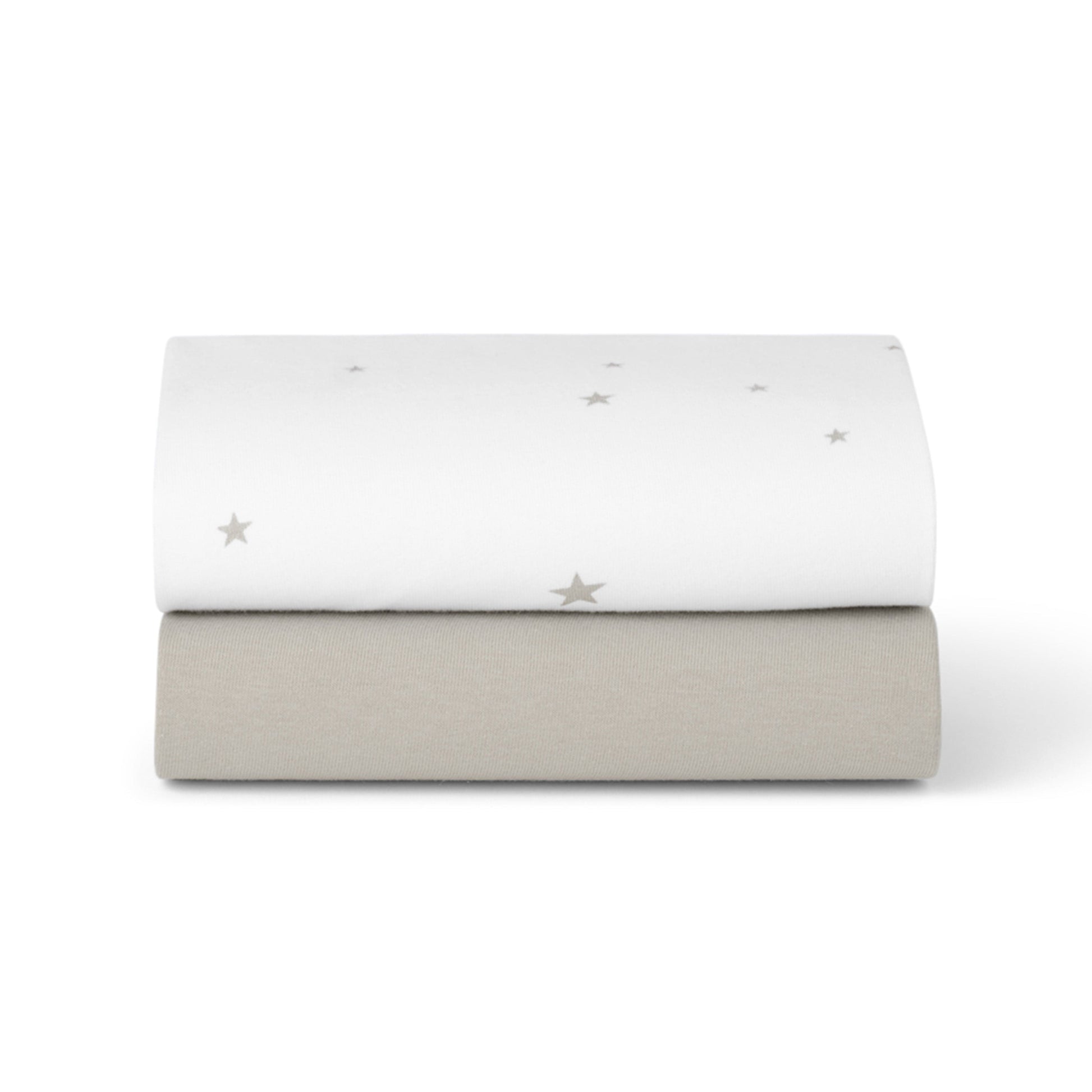 Snuz Bedding Snuz Twin Pack Crib Sheets - White Star