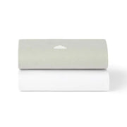 Snuz Bedding Snuz Twin Pack Moses Sheets - Grey Cloud
