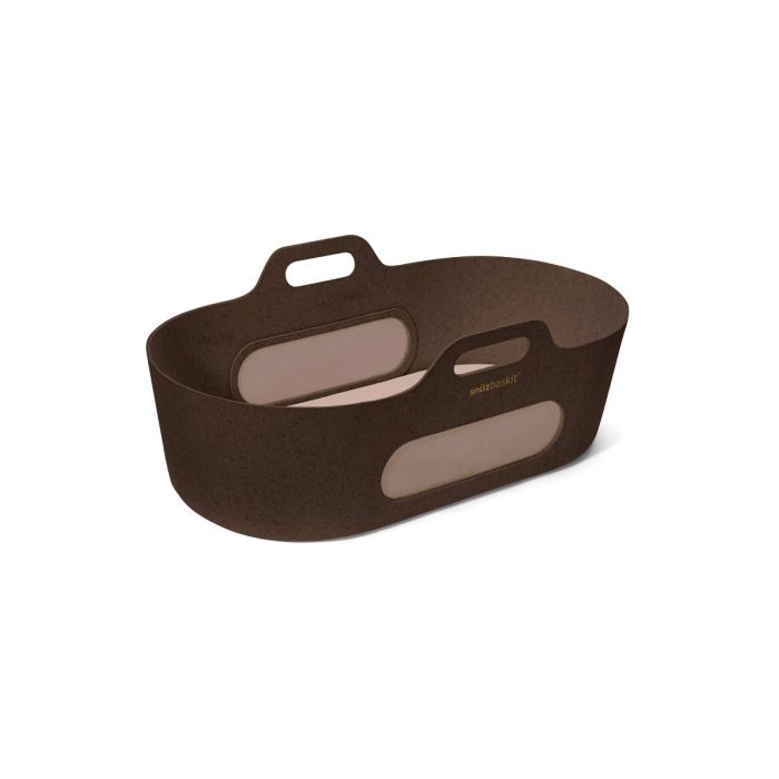 Snuz Moses Baskets & Cribs Snuzbaskit – Chocolate with Ebony Stand