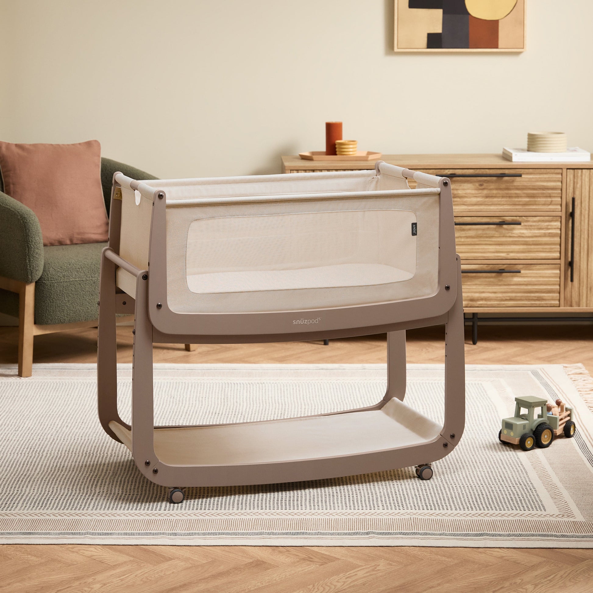 Snuz Moses Baskets & Cribs Snuzpod 5 - Mocha