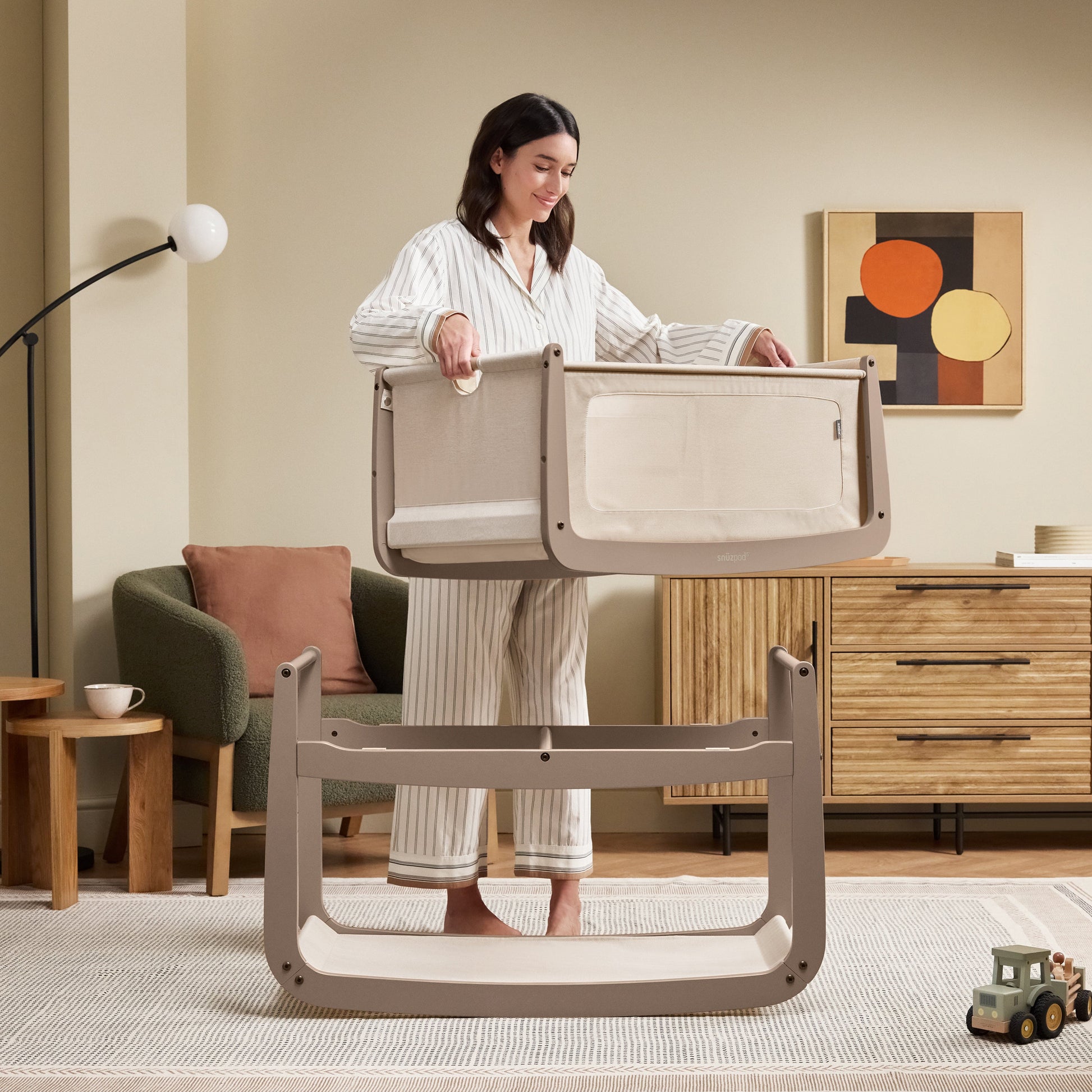 Snuz Moses Baskets & Cribs Snuzpod 5 - Mocha