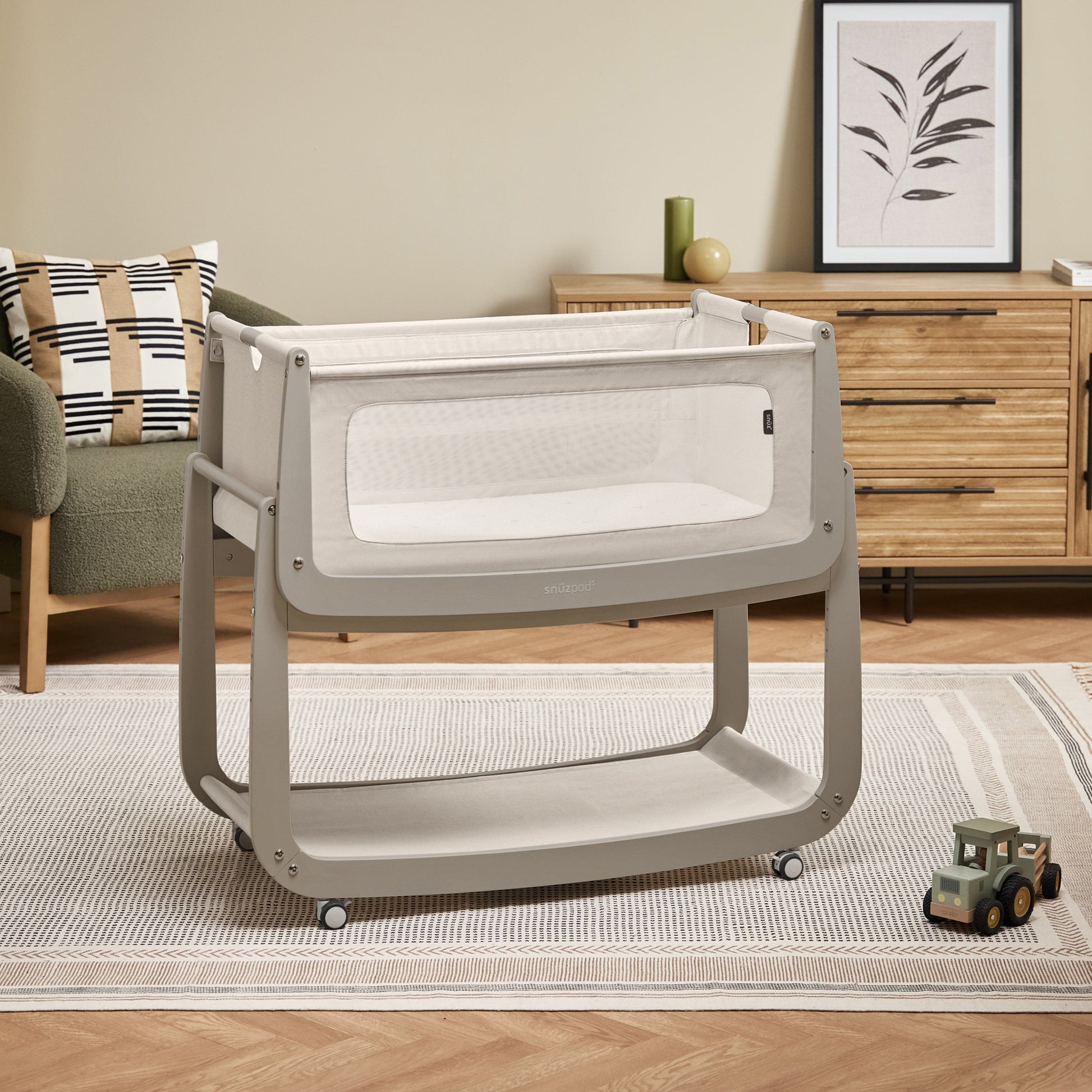 Snuz Moses Baskets & Cribs Snuzpod 5 - Pebble
