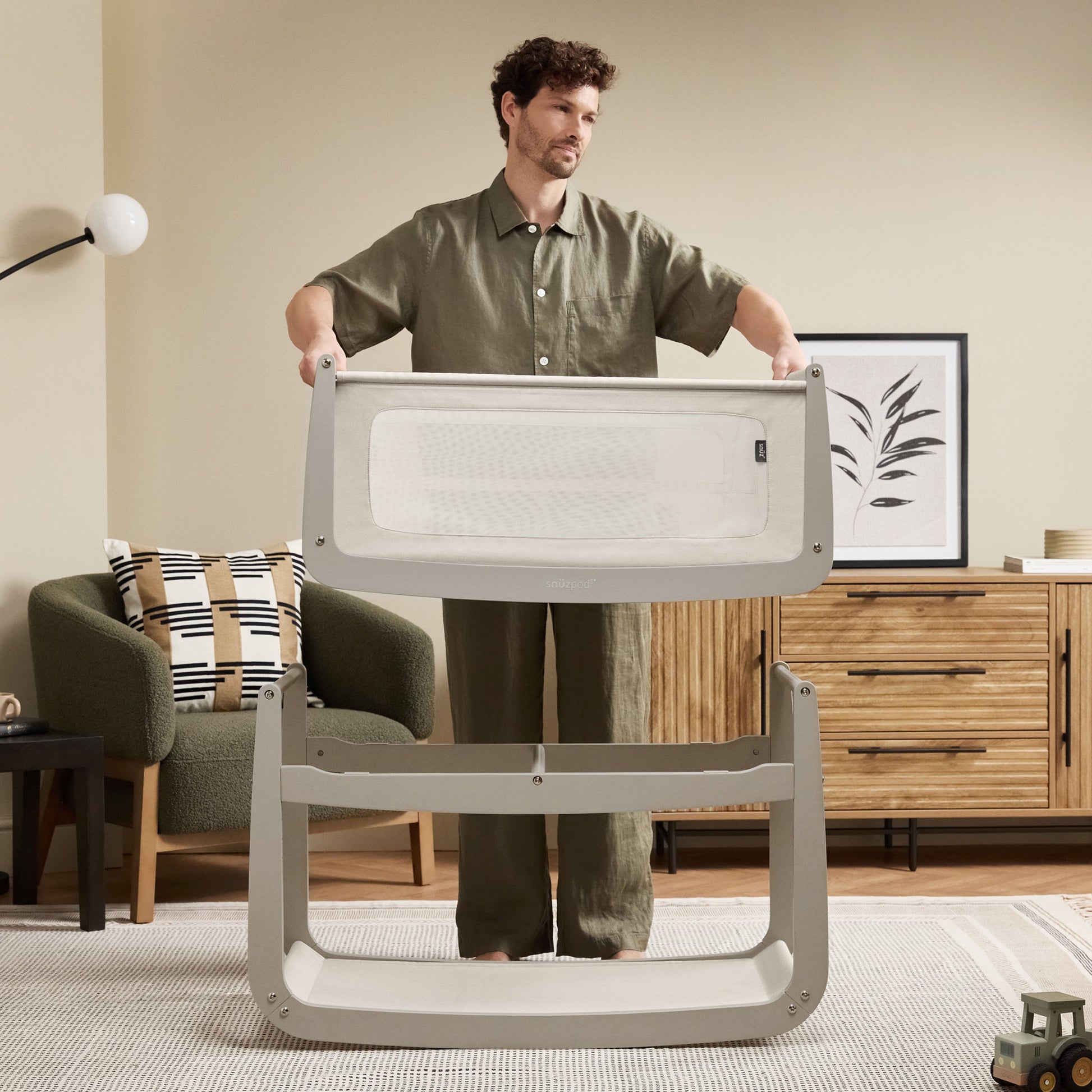 Snuz Moses Baskets & Cribs Snuzpod 5 - Pebble