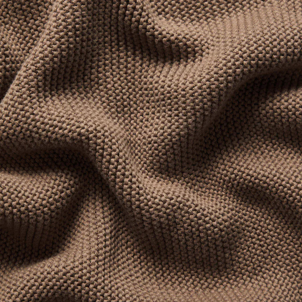 The Little Green Sheep Blanket The Little Green Sheep Cellular Blanket - Cocoa