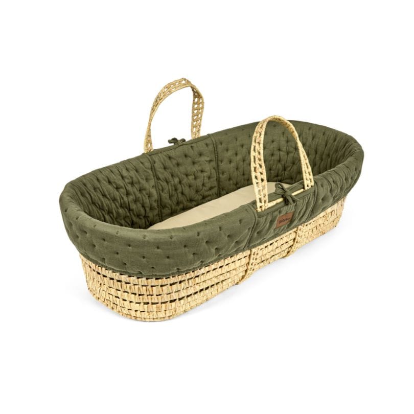 The Little Green Sheep Moses Baskets & Cribs The Little Green Sheep Dimple Moses Basket - Juniper
