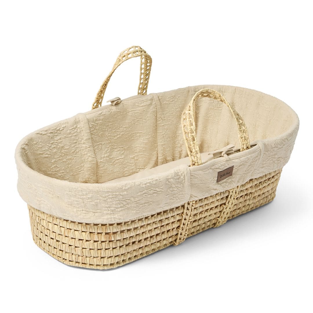 The Little Green Sheep Moses Baskets & Cribs The Little Green Sheep Furrow Moses Basket - Linen