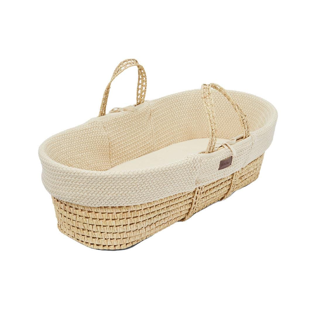 The Little Green Sheep Moses Baskets & Cribs The Little Green Sheep Wheat Knit Moses Basket - Linen