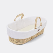 The Little Green Sheep Moses Baskets & Cribs The Little Green Sheep Wheat Knit Moses Basket - White