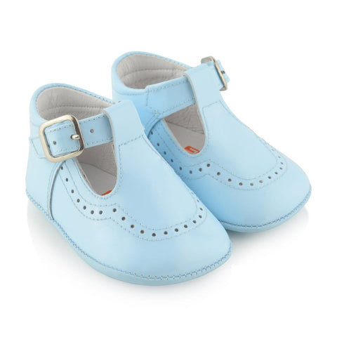 Andanines Patent Blue Pre-Walker Shoes - Shoes