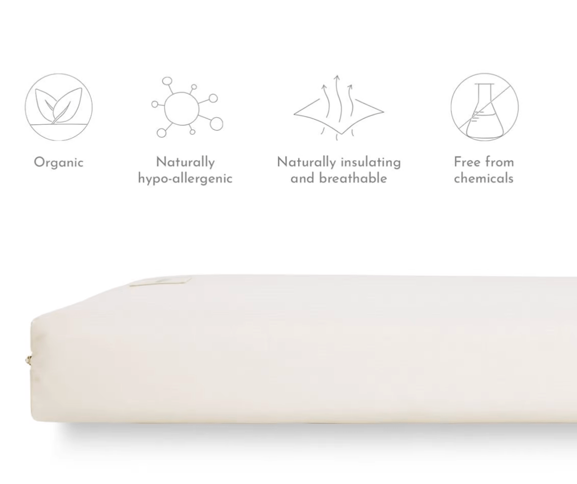 Bababoom Boutique Little Green Sheep Organic Mattress - Direct Delivery