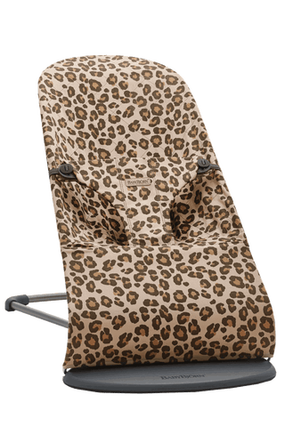 BabyBjorn Bliss Cotton Bouncer - Beige Leopard - Bouncers
