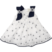 Bimbalo Navy & White Dress - Dress