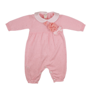 Bimbalo Pink Knitted Playsuit - Playsuit