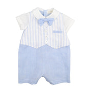 Bimbalo Blue & White Romper - Romper