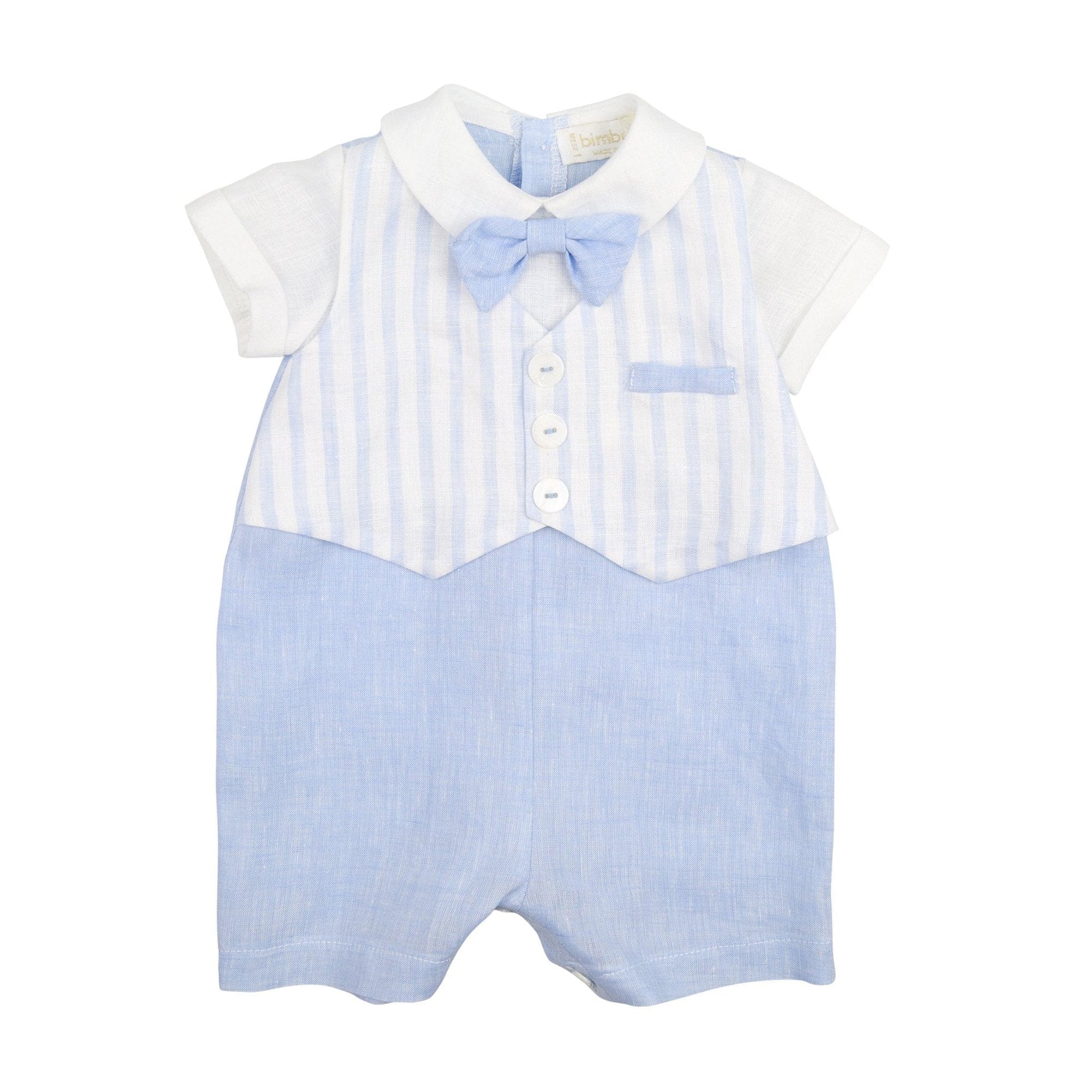 Bimbalo Blue & White Romper - Romper