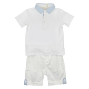 Bimbalo Blue & White Two Piece Set - Two piece set