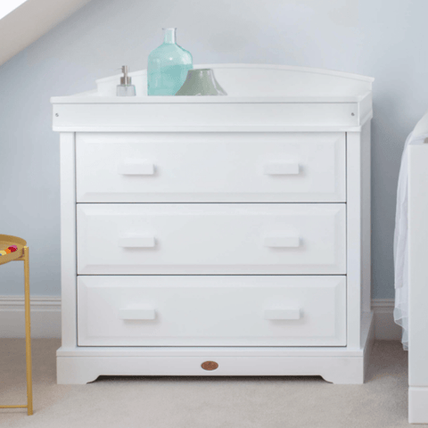 Boori Nursery Furniture Boori 3 Drawer Dresser with Arched Changing Station in White - Direct Delivery