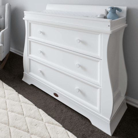Boori Nursery Furniture Boori Sleigh 3 Drawer Dresser with Curved Changing Station - Direct Delivery
