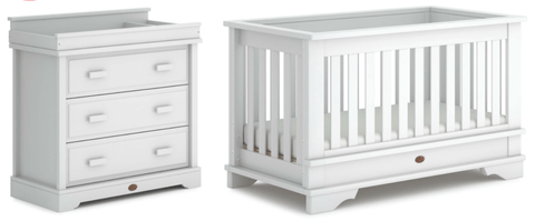 Boori Nursery Furniture White Boori Eton Convertible Plus 2 Piece Room Set - Direct Delivery