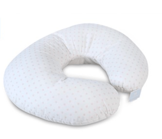 Cambrass Pink Large Stars with white background Cambrass Nursing Pillow