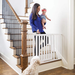 Cheeky Rascals Stair Gate Fred Pressure Fit Wooden Stair Gate