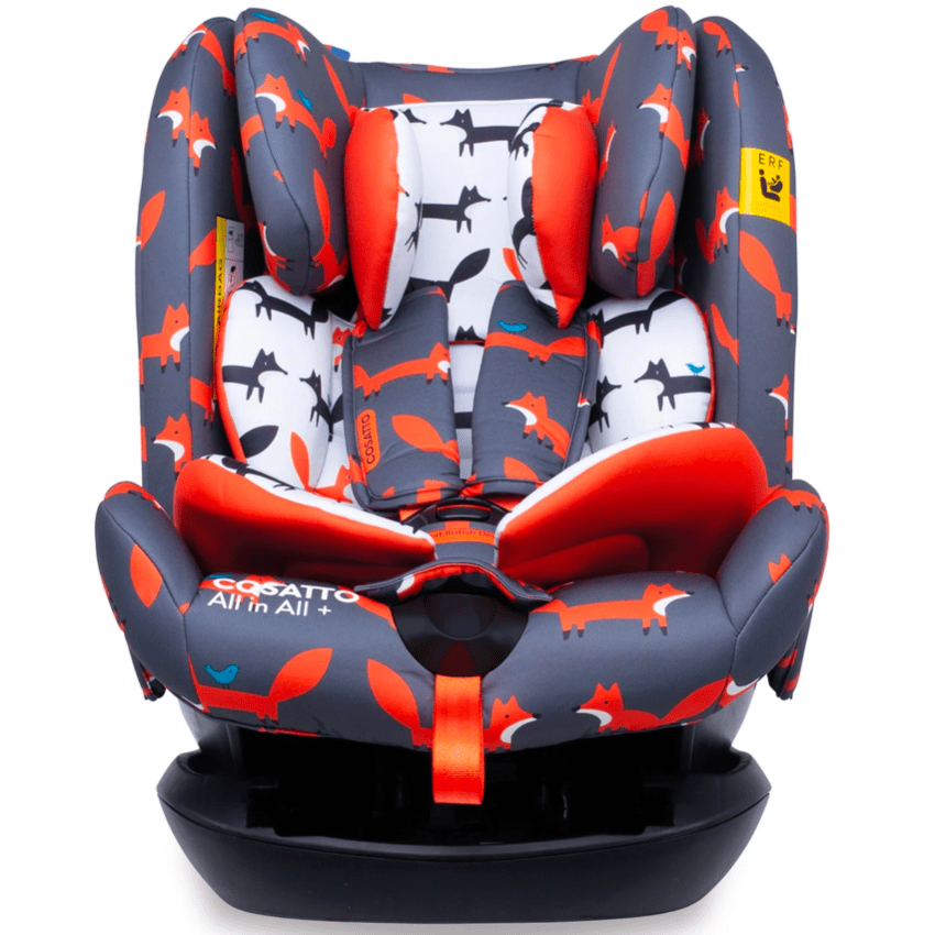 Cosatto Car Seats & Bases Charcoal Mister Fox Cosatto All In All + Group 0+123 Car Seat - Direct Delivery