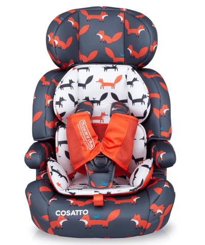 Cosatto Car Seats & Bases Charcoal Mister Fox Cosatto Zoomi Group 123 Car Seat - Direct Delivery