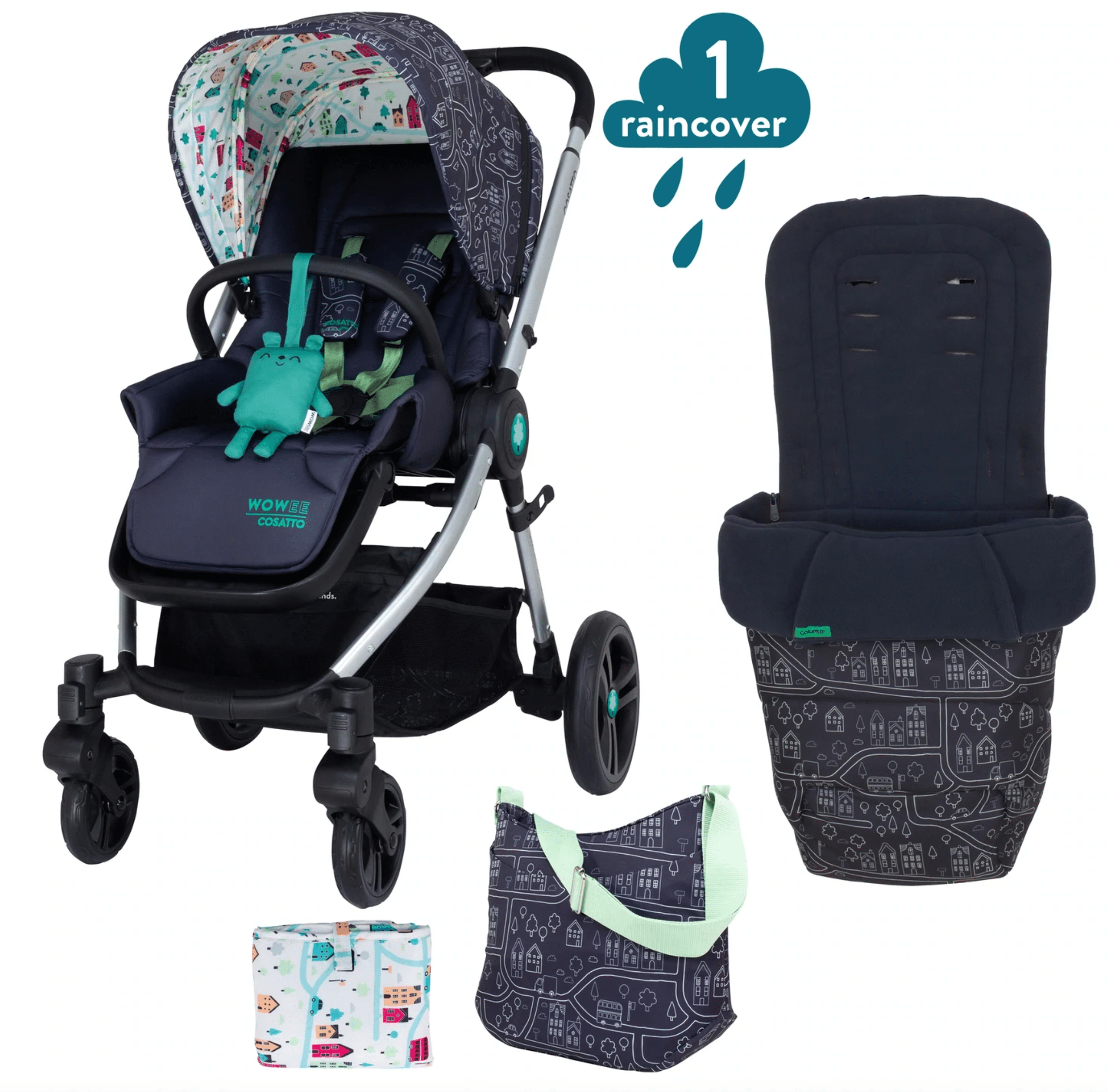 Pushchair and 2024 car seat set