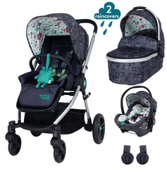 Cosatto Pram & Car Seat Bundles My Town Cosatto Wowee Pushchair & Car Seat Bundle - Direct Delivery
