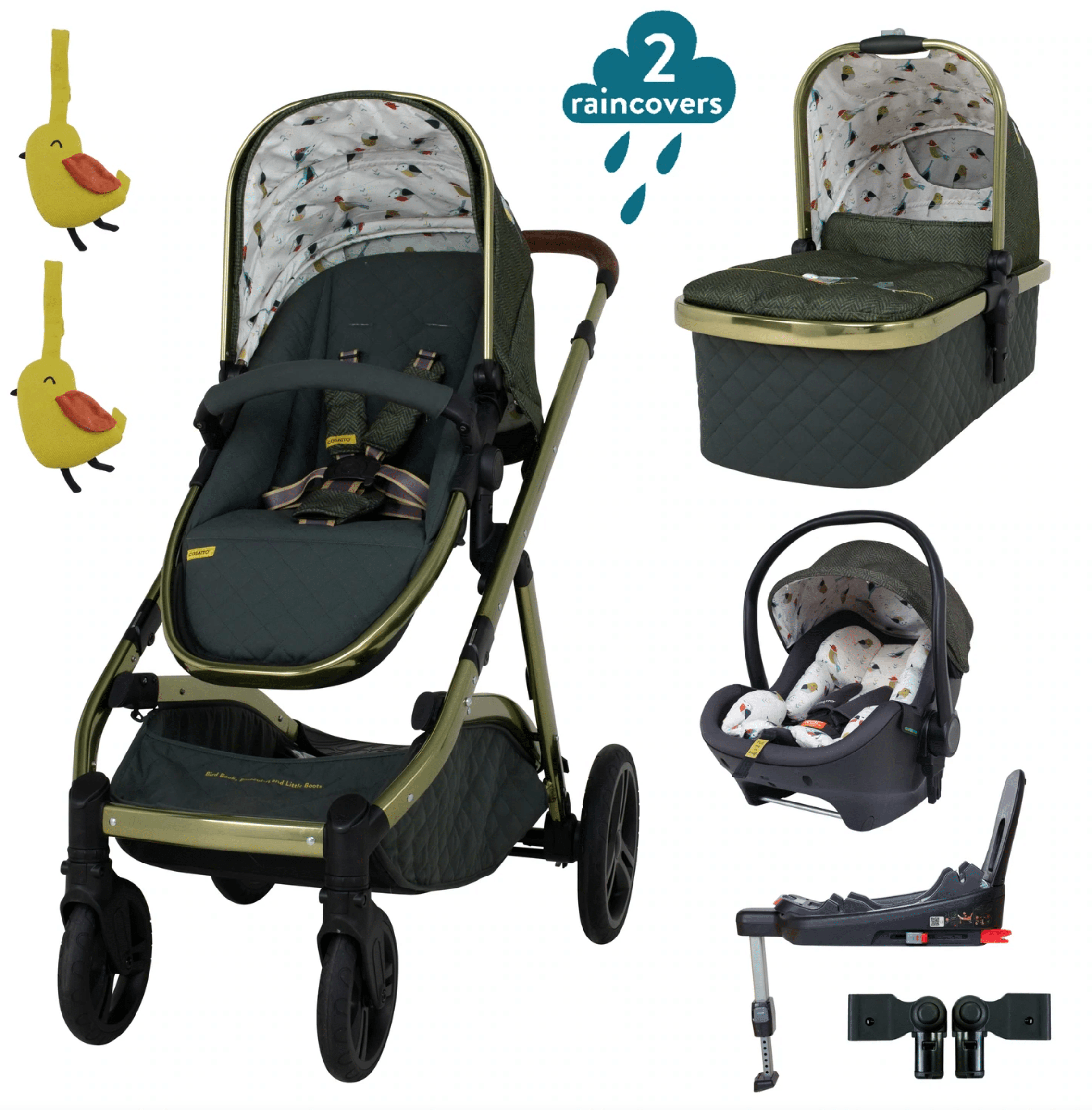 Cosatto Wow XL Car Seat i Size Base Bundle Direct Delivery