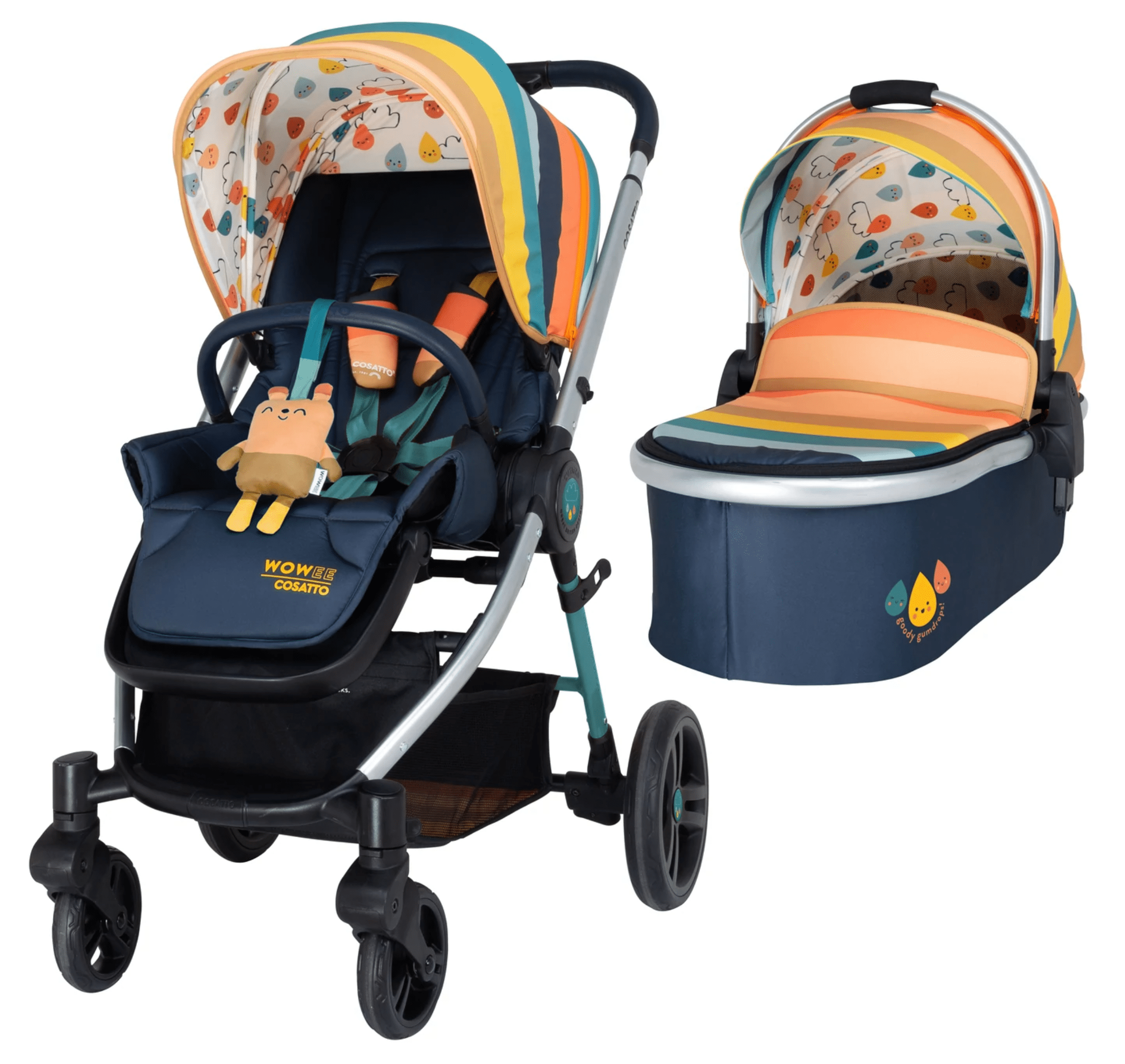 Cosatto Wowee Pram Pushchair Bundle Direct Delivery