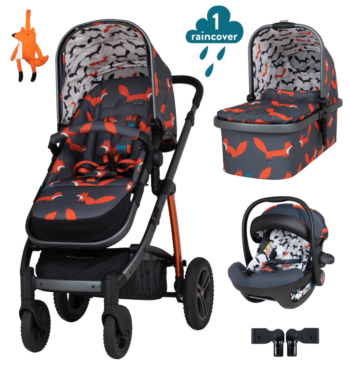 Cosatto wow sales car seat adaptors