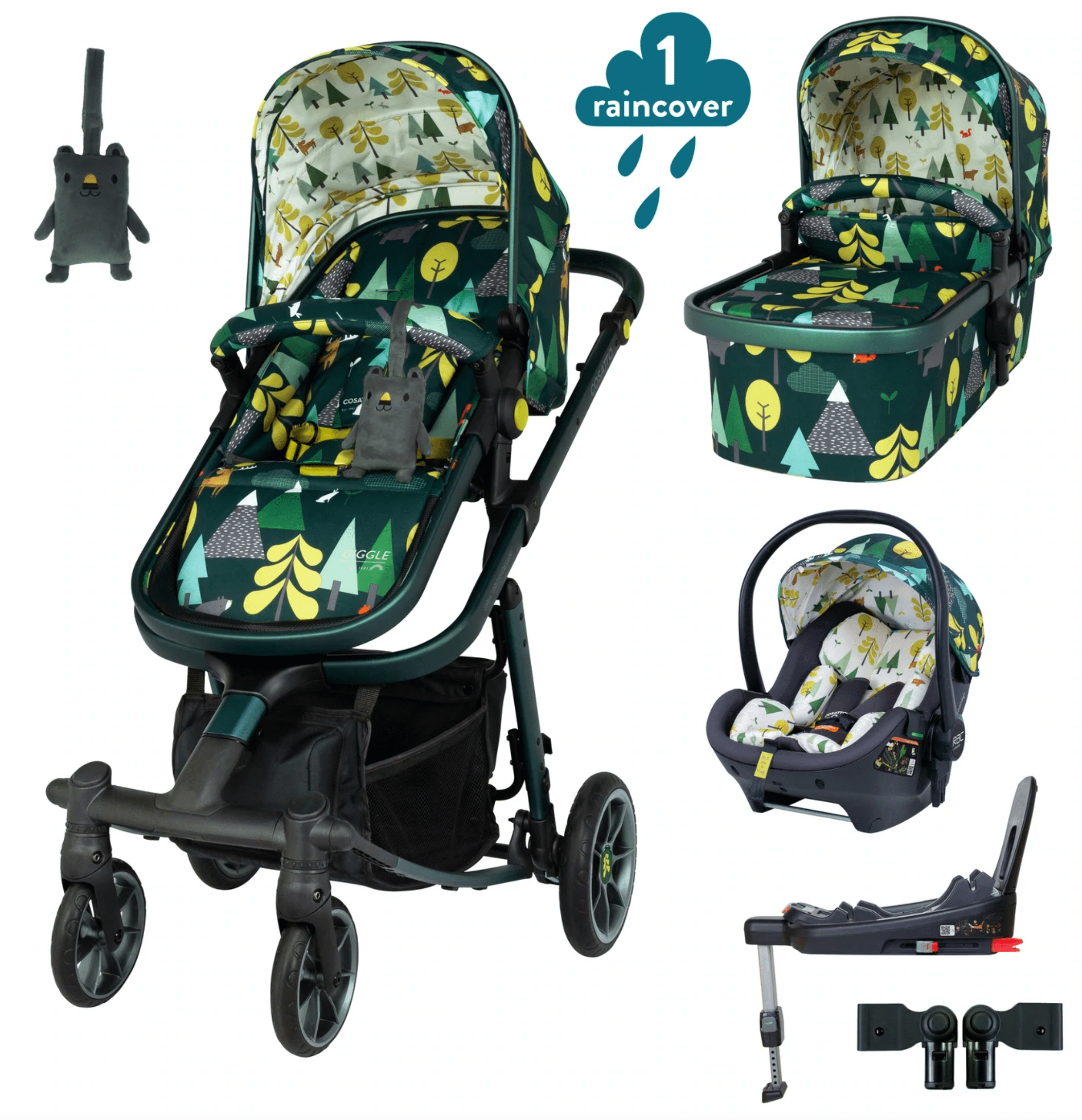 Cosatto giggle online car seat adaptors