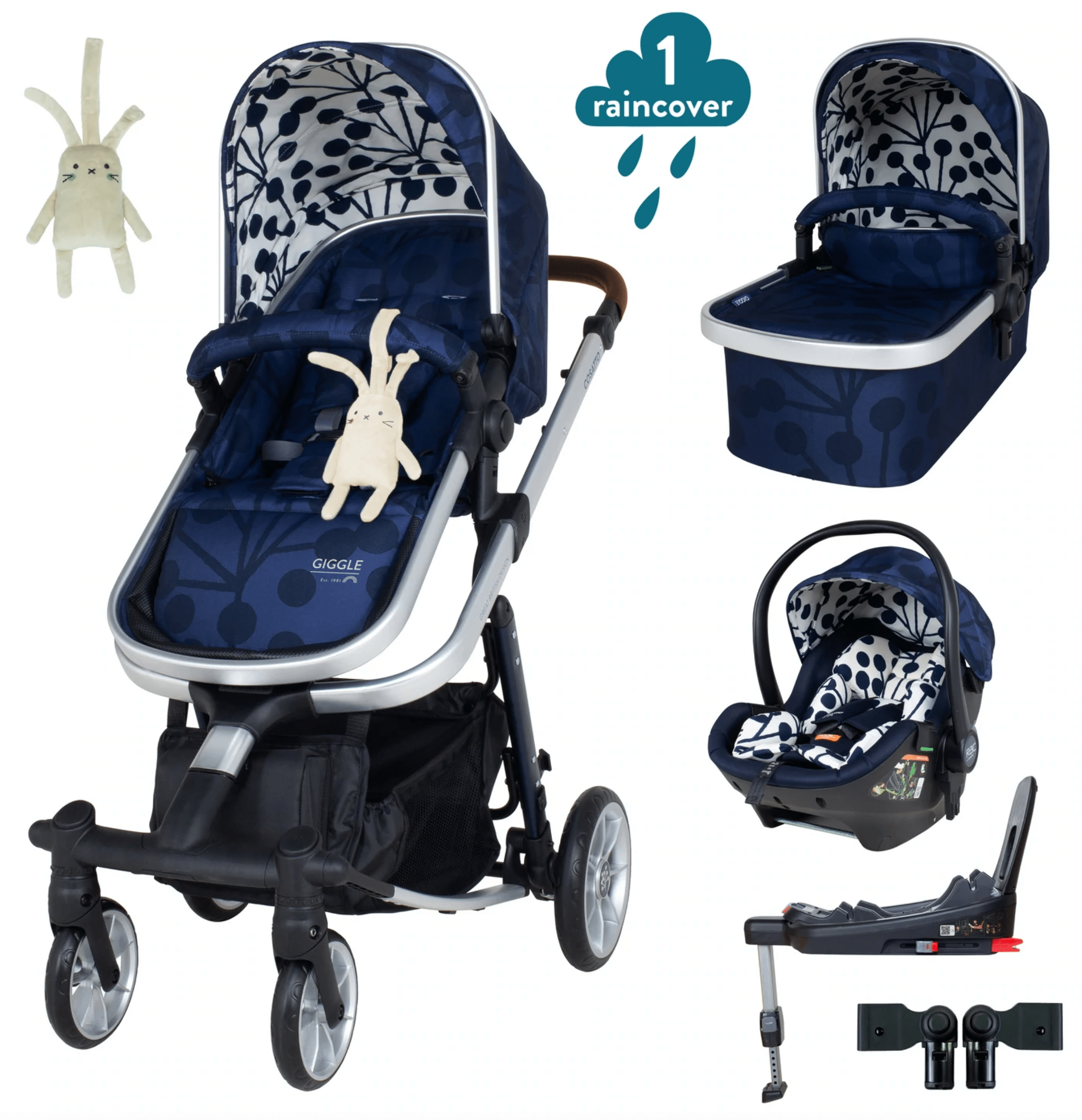 Cosatto giggle 1 car top seat adaptors