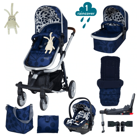 Cosatto Prams Lunaria Ink Cosatto Giggle Quad Everything Bundle- Direct Delivery