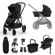 Cybex Prams Moon Black / Black Frame NEW Cybex Gazelle S 2023 11 Piece Aton B2 i-Size Bundle - Pre Order
